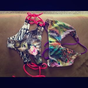 Savage swim size med 2 sided custom made bikini👙